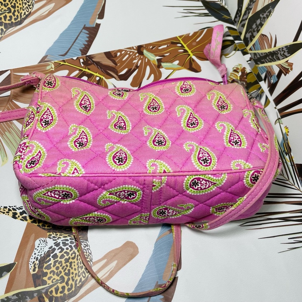 Vintage Vera Bradley Pink Paisley Bermuda Purse - Picture 5 of 5